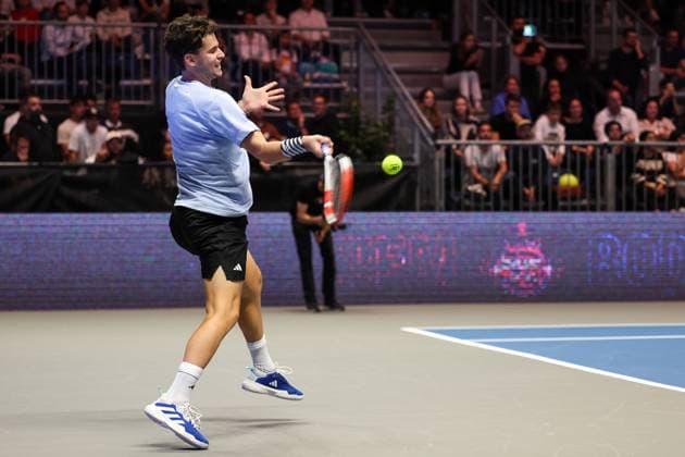 TENNIS - ATP, Tennis Herren Erste Bank Open, Red Bull BassLine VIENNA,AUSTRIA,20.OCT.23 - TENNIS - ATP, Erste Bank Open, preview, Red Bull BassLine. Image shows Dominic Thiem (AUT).  GEPAxpictures xArminxRauthner