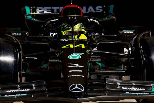 44 Lewis Hamilton (GBR, Mercedes-AMG Petronas F1 Team), F1 Grand Prix of USA at Circuit of The Americas on October 20, 2023 in Austin, United States of America. (Photo by HOCH ZWEI) Austin United States of America