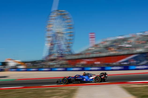2 Logan Sargeant (USA, Williams Racing), F1 Grand Prix of USA at Circuit of The Americas on October 20, 2023 in Austin, United States of America. (Photo by HOCH ZWEI) Austin United States of America