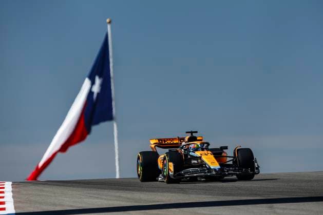 81 Oscar Piastri (AUS, McLaren F1 Team), F1 Grand Prix of USA at Circuit of The Americas on October 20, 2023 in Austin, United States of America. (Photo by HOCH ZWEI) Austin United States of America
