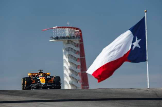 81 Oscar Piastri (AUS, McLaren F1 Team), F1 Grand Prix of USA at Circuit of The Americas on October 20, 2023 in Austin, United States of America. (Photo by HOCH ZWEI) Austin United States of America
