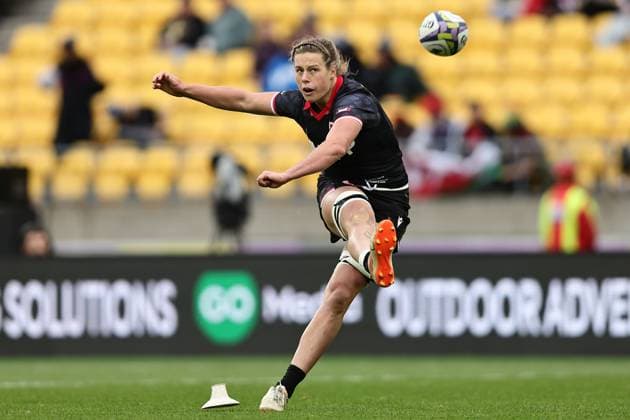 WXV1 rugby match between Canada and Wales Sophie de Goede of Canada during the WXV1 rugby match between Canada and Wales at Sky Stadium in Wellington, New Zealand on Saturday October 21, 2023. Wellington Sky Stadium Wellington New Zealand Copyright: xAaronxGillionsx 20231021wxv1g2_018