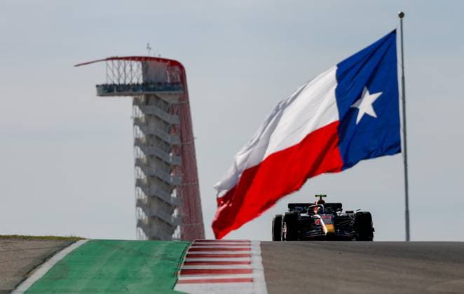11 Sergio Perez (MEX, Oracle Red Bull Racing), F1 Grand Prix of USA at Circuit of The Americas on October 20, 2023 in Austin, United States of America. (Photo by HOCH ZWEI) Austin United States of America