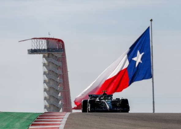 44 Lewis Hamilton (GBR, Mercedes-AMG Petronas F1 Team), F1 Grand Prix of USA at Circuit of The Americas on October 20, 2023 in Austin, United States of America. (Photo by HOCH ZWEI) Austin United States of America