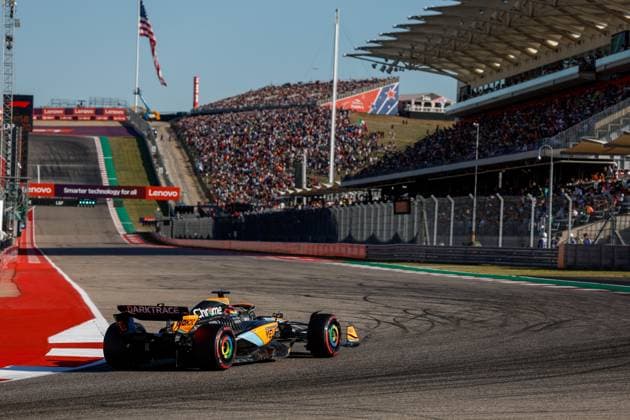 81 Oscar Piastri (AUS, McLaren F1 Team), F1 Grand Prix of USA at Circuit of The Americas on October 20, 2023 in Austin, United States of America. (Photo by HOCH ZWEI) Austin United States of America