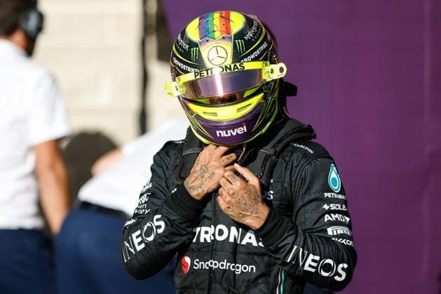 44 Lewis Hamilton (GBR, Mercedes-AMG Petronas F1 Team), F1 Grand Prix of USA at Circuit of The Americas on October 21, 2023 in Austin, United States of America. (Photo by HOCH ZWEI) Austin United States of America