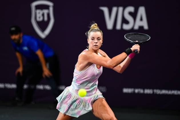 Transylvania Open 2023: Day 7 - Quarter-Finals Ekaterina Makarova during Transylvania Open, Quarter Finals: WTA, Tennis Damen Tennis Damen 250 Tournament in Cluj-Napoca, BT Arena, 20 October 2023 Cluj-Napoca Romania  Copyright: xFlaviuxBuboix originalFilename:buboi-notitle231020_npHtm.jpg