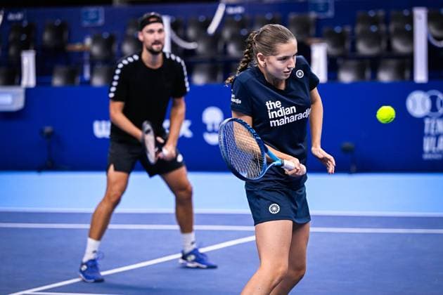 Belgian assistant coach Ruben Bemelmans pictured in action during the European Open Tennis ATP, Tennis Herren tournament, in Antwerp, Saturday 21 October 2023. LAURIExDIEFFEMBACQ  x78178963x