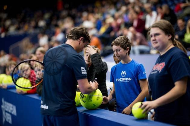 Niels Destadsbader is seen at and the Tennis For Life event during the European Open Tennis ATP, Tennis Herren tournament, in Antwerp, Saturday 21 October 2023. JASPERxJACOBS  x78180361x