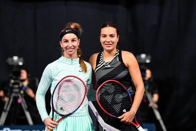 Transylvania Open, Finals: WTA, Tennis Damen Tennis Damen 250 Tournament in Cluj-Napoca, BT Arena, 22 October 2023 Trasylvania Open Finals: WTA, Tennis Damen 250 Tournament in Cluj-Napoca, BT Arena Cluj-Napoca BT Arena Romania Copyright: xAncaxTepeix
