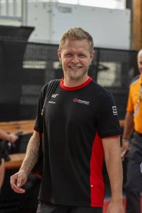 AUSTIN, TX - OCTOBER 22: MoneyGram HAAS F1 Team driver Kevin Magnussen (20) of Denmark enters the paddock before the Formula 1 Lenovo United States Grand Prix on October 22, 2023, at Circuit of The Americas in Austin, Texas. (Photo by David Buono Icon Sportswire) AUTO: OCT 22 F1 United States Grand Prix EDITORIAL USE ONLY Icon2310220281