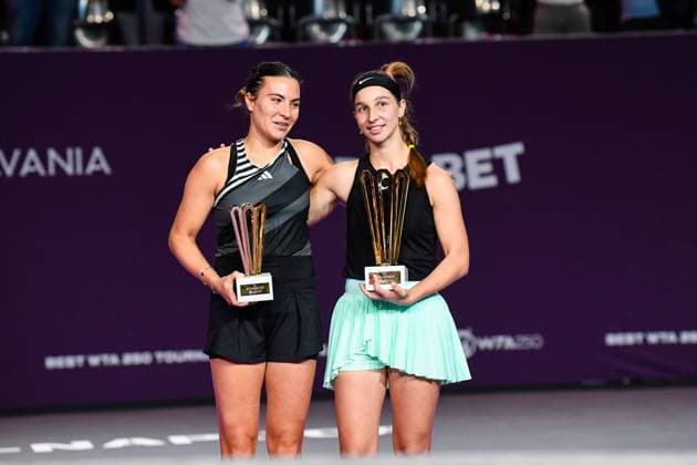 Transylvania Open, Finals: WTA, Tennis Damen Tennis Damen 250 Tournament in Cluj-Napoca, BT Arena, 22 October 2023 Trasylvania Open Finals: WTA, Tennis Damen 250 Tournament in Cluj-Napoca, BT Arena Cluj-Napoca BT Arena Romania Copyright: xAncaxTepeix
