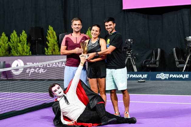 Transylvania Open, Finals: WTA, Tennis Damen Tennis Damen 250 Tournament in Cluj-Napoca, BT Arena, 22 October 2023 Trasylvania Open Finals: WTA, Tennis Damen 250 Tournament in Cluj-Napoca, BT Arena Cluj-Napoca BT Arena Romania Copyright: xAncaxTepeix