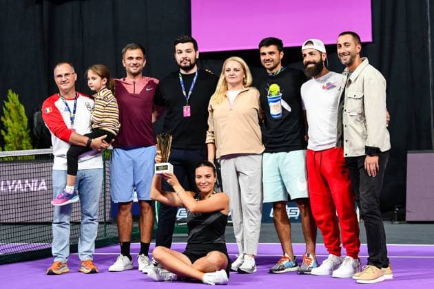 Transylvania Open, Finals: WTA, Tennis Damen Tennis Damen 250 Tournament in Cluj-Napoca, BT Arena, 22 October 2023 Trasylvania Open Finals: WTA, Tennis Damen 250 Tournament in Cluj-Napoca, BT Arena Cluj-Napoca BT Arena Romania Copyright: xAncaxTepeix