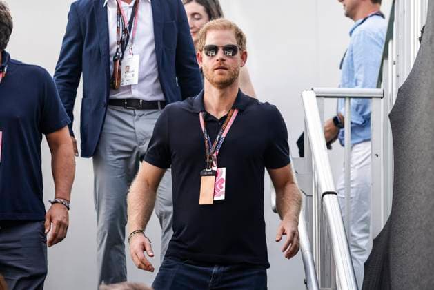 Prince Harry, Duke of Sussex portrait during the 2023 Formula 1 Lenovo United States Grand Prix, 18th round of the 2023 Formula One World Championship, WM, Weltmeisterschaft from October 20 to 22, 2023 on the Circuit of The Americas, in Austin, USA - F1 - US GRAND PRIX 2023 - RACE DPPI Panoramic  00123041__R5_1736_1