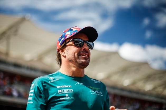 ALONSO Fernando (spa), Aston Martin F1 Team AMR23, portrait during the 2023 Formula 1 Lenovo United States Grand Prix, 18th round of the 2023 Formula One World Championship, WM, Weltmeisterschaft from October 20 to 22, 2023 on the Circuit of The Americas, in Austin, USA - F1 - US GRAND PRIX 2023 - RACE DPPI Panoramic  00123041__R3_2654