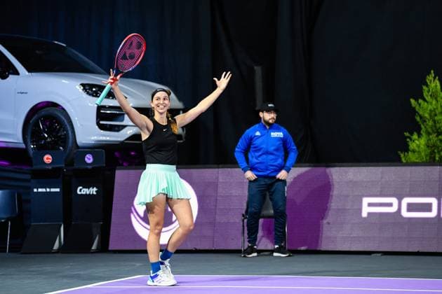 Transylvania Open, Finals: WTA, Tennis Damen Tennis Damen 250 Tournament in Cluj-Napoca, BT Arena, 22 October 2023 Trasylvania Open Finals: WTA, Tennis Damen 250 Tournament in Cluj-Napoca, BT Arena Cluj-Napoca BT Arena Romania Copyright: xAncaxTepeix