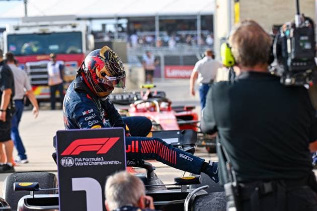Formel 1 GP USA Austin Texas. Samstag 21.10.2023 Max Verstappen (NED) Red Bull Racing; Formel 1 GP USA Austin Texas. Samstag 21.10.2023 Copyright: xBEAUTIFULxSPORTS Erlhofx