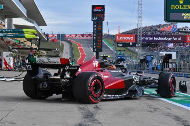 Formel 1 GP USA Austin Texas. Samstag 21.10.2023 Guanyu Zhou (CHN) Alfa Romeo F1 Team; Formel 1 GP USA Austin Texas. Samstag 21.10.2023 Copyright: xBEAUTIFULxSPORTS Erlhofx