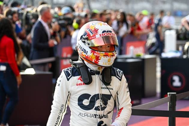 Formel 1 GP USA Austin Texas. Samstag 21.10.2023 Yuki Tsunoda (JPN) Scuderia Alpha Tauri; Formel 1 GP USA Austin Texas. Samstag 21.10.2023 Copyright: xBEAUTIFULxSPORTS Erlhofx