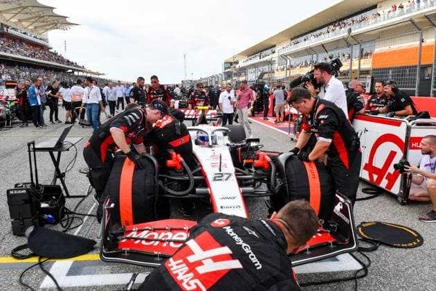 Formel 1 GP USA Austin Texas. Samstag 21.10.2023 Nico Hülkenberg (GER) Haas F1 Team; Formel 1 GP USA Austin Texas. Samstag 21.10.2023 Copyright: xBEAUTIFULxSPORTS Erlhofx