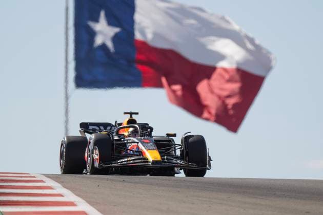 October 22, 2023: Max Verstappen (1) with Oracle Red Bull Racing in action finals at the Formula 1 Lenovo United States Grand Prix, Circuit of the Americas. Austin, Texas. CSM. Austin United States of America - ZUMAc04_ 20231022_faf_c04_065 Copyright: xMarioxCantux
