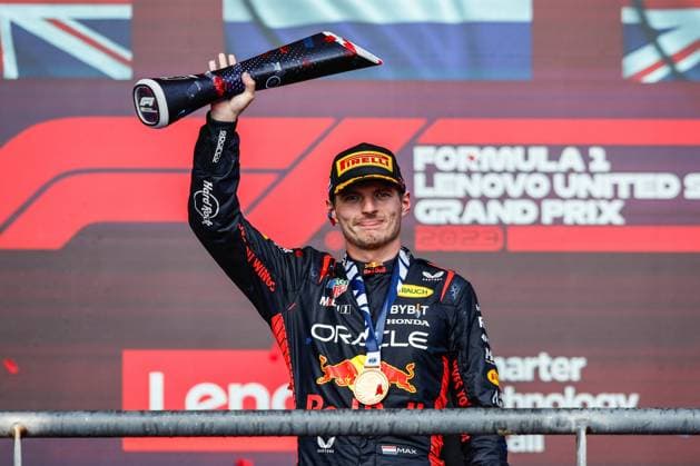 1 Max Verstappen (NLD, Oracle Red Bull Racing), F1 Grand Prix of USA at Circuit of The Americas on October 22, 2023 in Austin, United States of America. (Photo by HOCH ZWEI) Austin United States of America