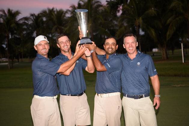 Sport Themen der Woche KW42 Sport Bilder des Tages DORAL, FL - OCTOBER 22: during day three of the LIV Golf Invitational - Miami on October 22, 2023, at Trump National Doral Miami in Doral, Florida. (Photo by Michele Eve Sandberg Icon Sportswire) GOLF: OCT 22 LIV Golf Miami EDITORIAL USE ONLY Icon2310214503