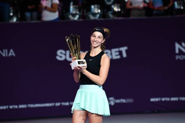 Bilder des Jahres 2023, Sport 10 Oktober Sport Themen der Woche KW42 Sport Bilder des Tages Transylvania Open 2023: Final Tamara Korpatsch during Trasylvania Open Finals: WTA, Tennis Damen Tennis Damen 250 Tournament in Cluj-Napoca, BT Arena Cluj-Napoca Romania  Copyright: xFlaviuxBuboix originalFilename:buboi-notitle231022_npBBm.jpg