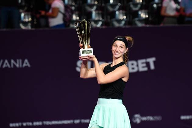 Transylvania Open 2023: Final Tamara Korpatsch during Trasylvania Open Finals: WTA, Tennis Damen Tennis Damen 250 Tournament in Cluj-Napoca, BT Arena Cluj-Napoca Romania  Copyright: xFlaviuxBuboix originalFilename:buboi-notitle231022_npMjd.jpg