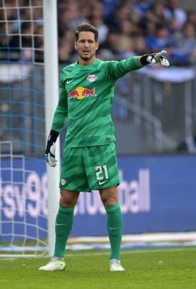 RB. Leipzig. Torwart. Janis Blaswich fotografiert beim Fußball Bundesliga Spiel Darmstadt. 98 gegen RB. Leipzig am 21.10. .2023 in Darmstadt. (DFL DFB REGULATIONS PROHIBIT ANY USE OF PHOTOGRAPHS as IMAGE SEQUENCES and or QUASI-VIDEO)