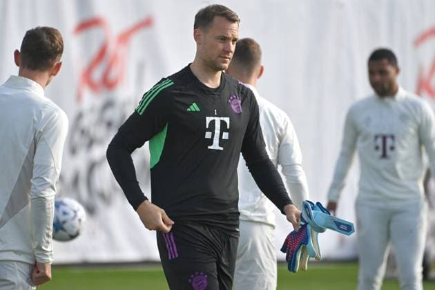Manuel NEUER (Torwart Bayern Muenchen), Abschlusstraining FC Bayern vor dem CL Spiel gegen Galatasaray Istanbul am 23.10.2023,