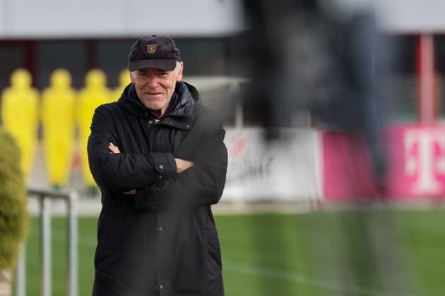 Hermann Gerland (Co.-Trainer U 21-Nationalmannschaft9 mit DFB Kappe, Abschlusstraining. FC Bayern Muenchen, Fussball, Saison 23 24, 23.10.2023, Abschlusstraining. FC Bayern Muenchen, Fussball, Saison 23 24, 23.10.2023 Muenchen Copyright: xEibner-Pressefoto JennixMaulx EP_JML