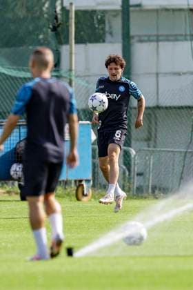 Italy: training session SSC Napoli SSC Napoli s Portuguese defender Mario Rui during training ahead of the UEFA Champions League match against Union Berlin at the Konami Center on 23 October 2023, in Castel Volturno, Italy. ABPH6391 Copyright: xAntonioxBalascox