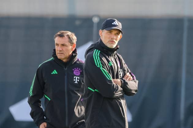 Thomas Tuchel (FC Bayern Muenchen, Cheftrainer) Abschlusstraining. FC Bayern Muenchen, Fussball, Saison 23 24, 23.10.2023, Abschlusstraining. FC Bayern Muenchen, Fussball, Saison 23 24, 23.10.2023 Muenchen Copyright: xEibner-Pressefoto JennixMaulx EP_JML