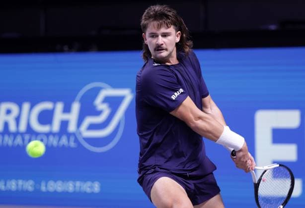 TENNIS - ATP, Tennis Herren Erste Bank Open VIENNA,AUSTRIA,23.OCT.23 - TENNIS - ATP World Tour, Erste Bank Open. Image shows J.J. Wolf (USA).  GEPAxpictures xWalterxLuger