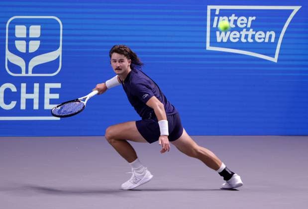 TENNIS - ATP, Tennis Herren Erste Bank Open VIENNA,AUSTRIA,23.OCT.23 - TENNIS - ATP World Tour, Erste Bank Open. Image shows J.J. Wolf (USA).  GEPAxpictures xWalterxLuger