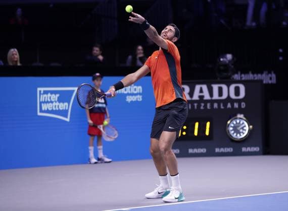 TENNIS - ATP, Tennis Herren Erste Bank Open VIENNA,AUSTRIA,23.OCT.23 - TENNIS - ATP World Tour, Erste Bank Open. Image shows Karen Khachanov (RUS).  GEPAxpictures xWalterxLuger
