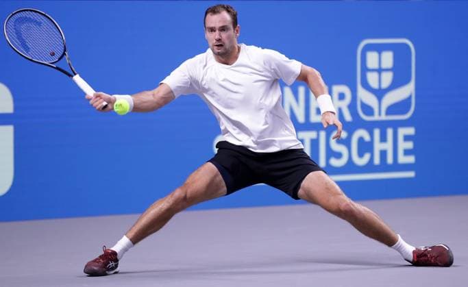 TENNIS - ATP, Tennis Herren Erste Bank Open VIENNA,AUSTRIA,23.OCT.23 - TENNIS - ATP World Tour, Erste Bank Open. Image shows Roman Safiullin (RUS).  GEPAxpictures xWalterxLuger