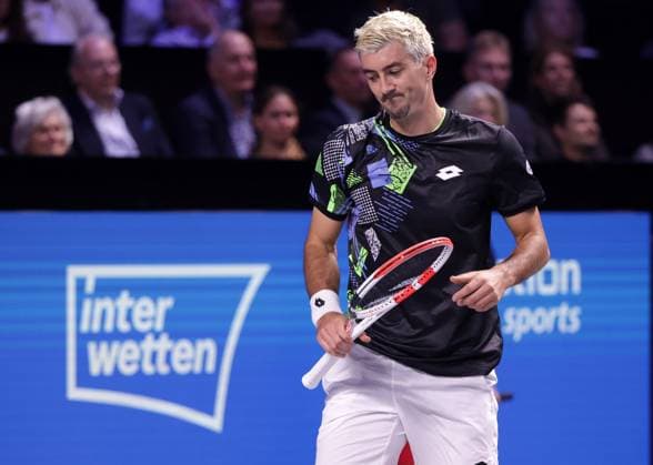 TENNIS - ATP, Tennis Herren Erste Bank Open VIENNA,AUSTRIA,23.OCT.23 - TENNIS - ATP World Tour, Erste Bank Open. Image shows Sebastian Ofner (AUT).  GEPAxpictures xWalterxLuger