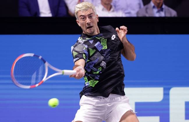 TENNIS - ATP, Tennis Herren Erste Bank Open VIENNA,AUSTRIA,23.OCT.23 - TENNIS - ATP World Tour, Erste Bank Open. Image shows Sebastian Ofner (AUT).  GEPAxpictures xWalterxLuger