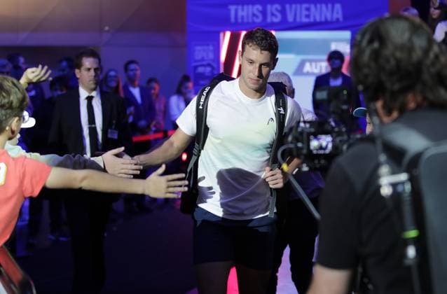 TENNIS - ATP, Tennis Herren Erste Bank Open VIENNA,AUSTRIA,23.OCT.23 - TENNIS - ATP World Tour, Erste Bank Open. Image shows Filip Misolic (AUT).  GEPAxpictures xWalterxLuger