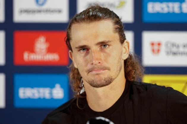 Alexander Zverev, Pressekonferenz, press conference, PK, Pressekonferenz Portrait, Portraet Copyright: xJuergenxHasenkopfx