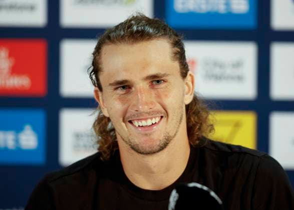Alexander Zverev, Pressekonferenz, press conference, PK, Pressekonferenz Portrait, Portraet Copyright: xJuergenxHasenkopfx