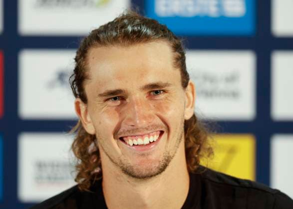 Sport Bilder des Tages Alexander Zverev, Pressekonferenz, press conference, PK, Pressekonferenz Portrait, Portraet Copyright: xJuergenxHasenkopfx