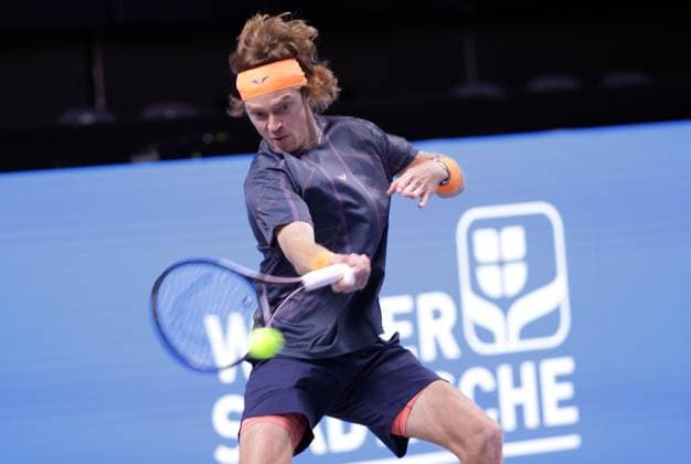 TENNIS - ATP, Tennis Herren Erste Bank Open VIENNA,AUSTRIA,24.OCT.23 - TENNIS - ATP World Tour, Erste Bank Open. Image shows Andrey Rublev (RUS).  GEPAxpictures xWalterxLuger