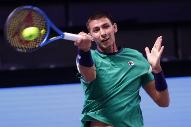 TENNIS - ATP, Tennis Herren Erste Bank Open VIENNA,AUSTRIA,24.OCT.23 - TENNIS - ATP World Tour, Erste Bank Open. Image shows Alexei Popyrin (AUS).  GEPAxpictures xWalterxLuger