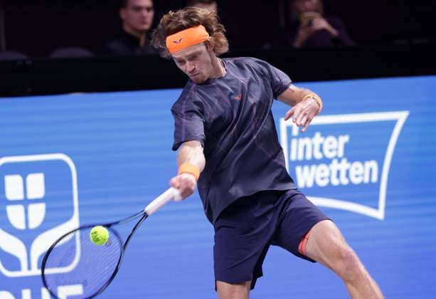 TENNIS - ATP, Tennis Herren Erste Bank Open VIENNA,AUSTRIA,24.OCT.23 - TENNIS - ATP World Tour, Erste Bank Open. Image shows Andrey Rublev (RUS).  GEPAxpictures xWalterxLuger