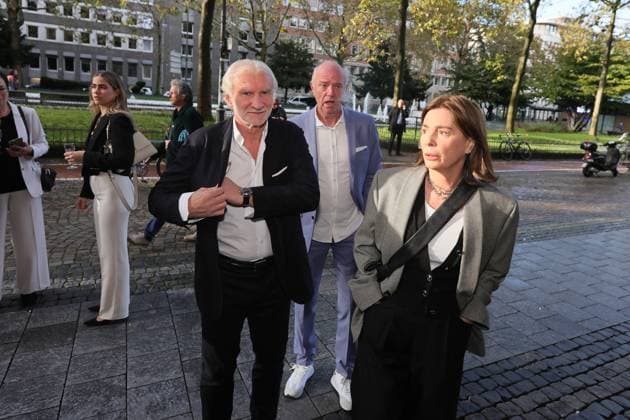Premiere Daum Triumphe & Skandale, 24.10.2023, Rudi Völler mit Frau Sabrina, Bild: