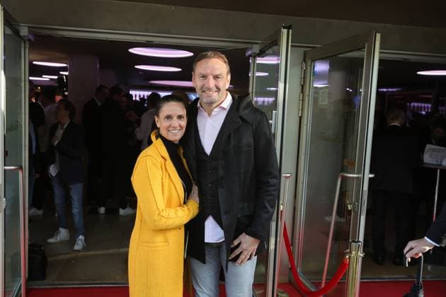 Premiere Daum Triumphe & Skandale, 24.10.2023, Michaela und Jens Nowotny, Bild:
